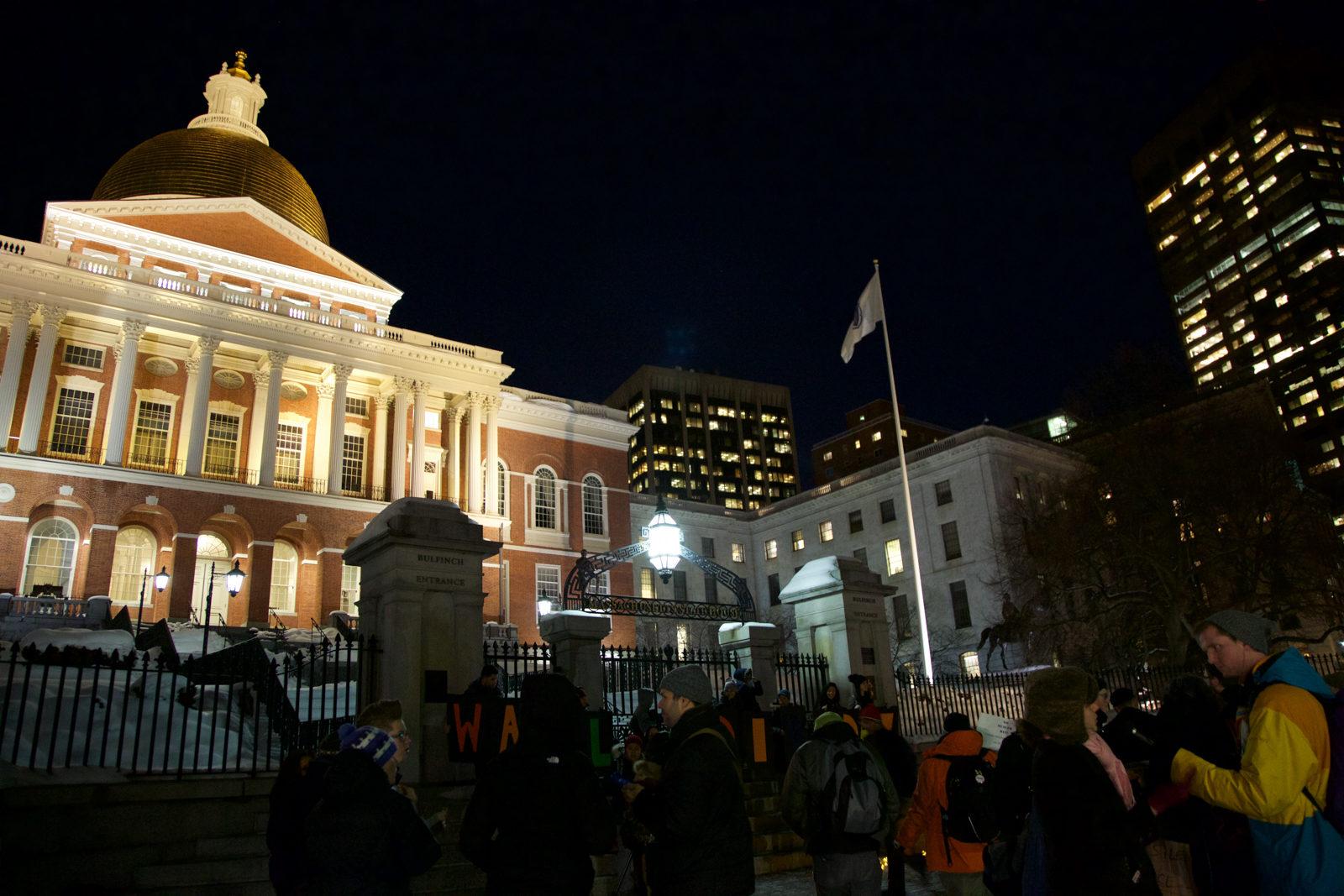 The Massachusetts Senate debates a bill regarding sexual assault and domestic violence on college campuses. PHOTO  BY HALEY ABRAM/ DFP FILE PHOTO