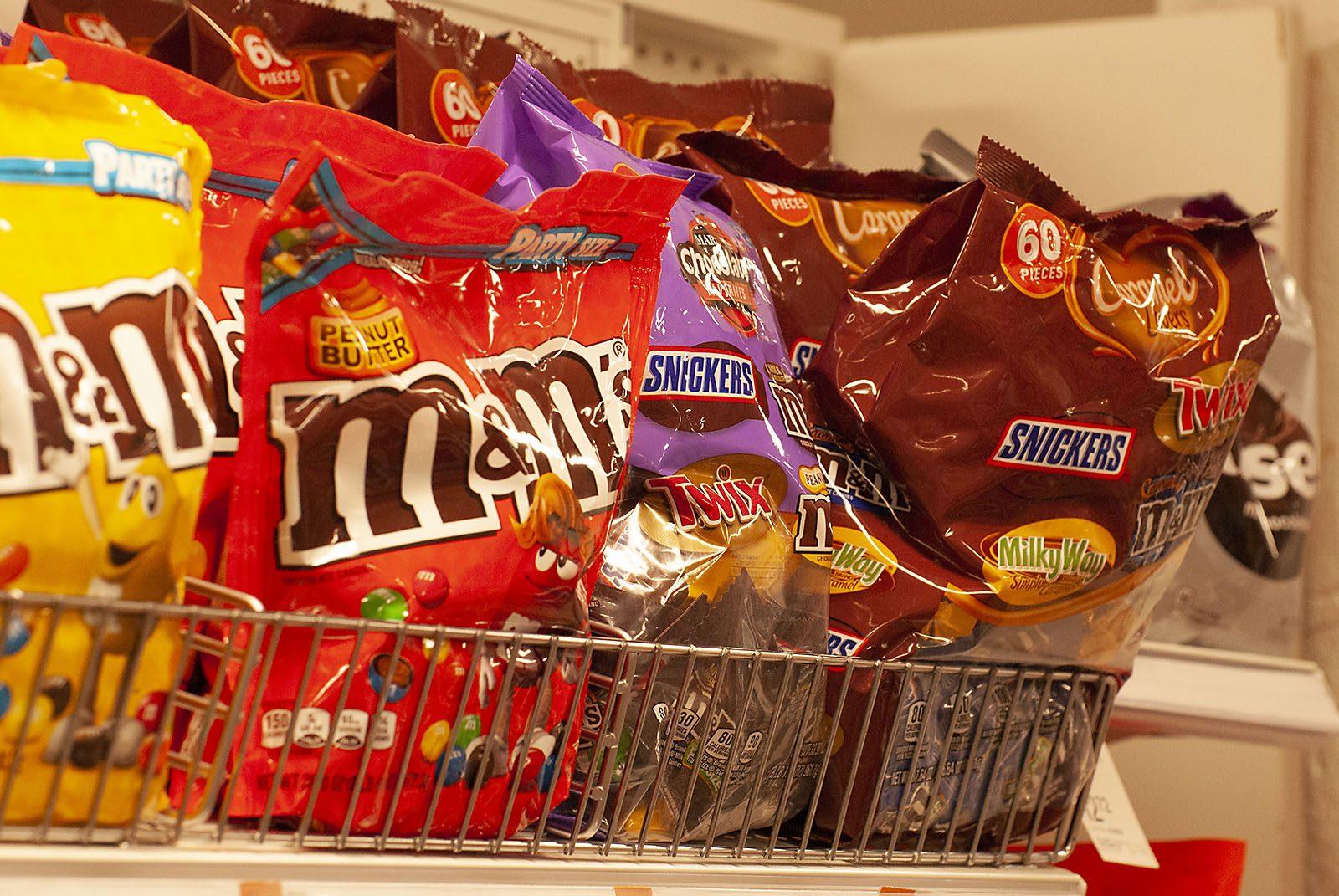Grocery aisles have been stocked with candy for the Halloween season, but health professionals encourage people to enjoy sweets in moderation. CHRISTOPHER GOUGH/ DAILY FREE PRESS STAFF