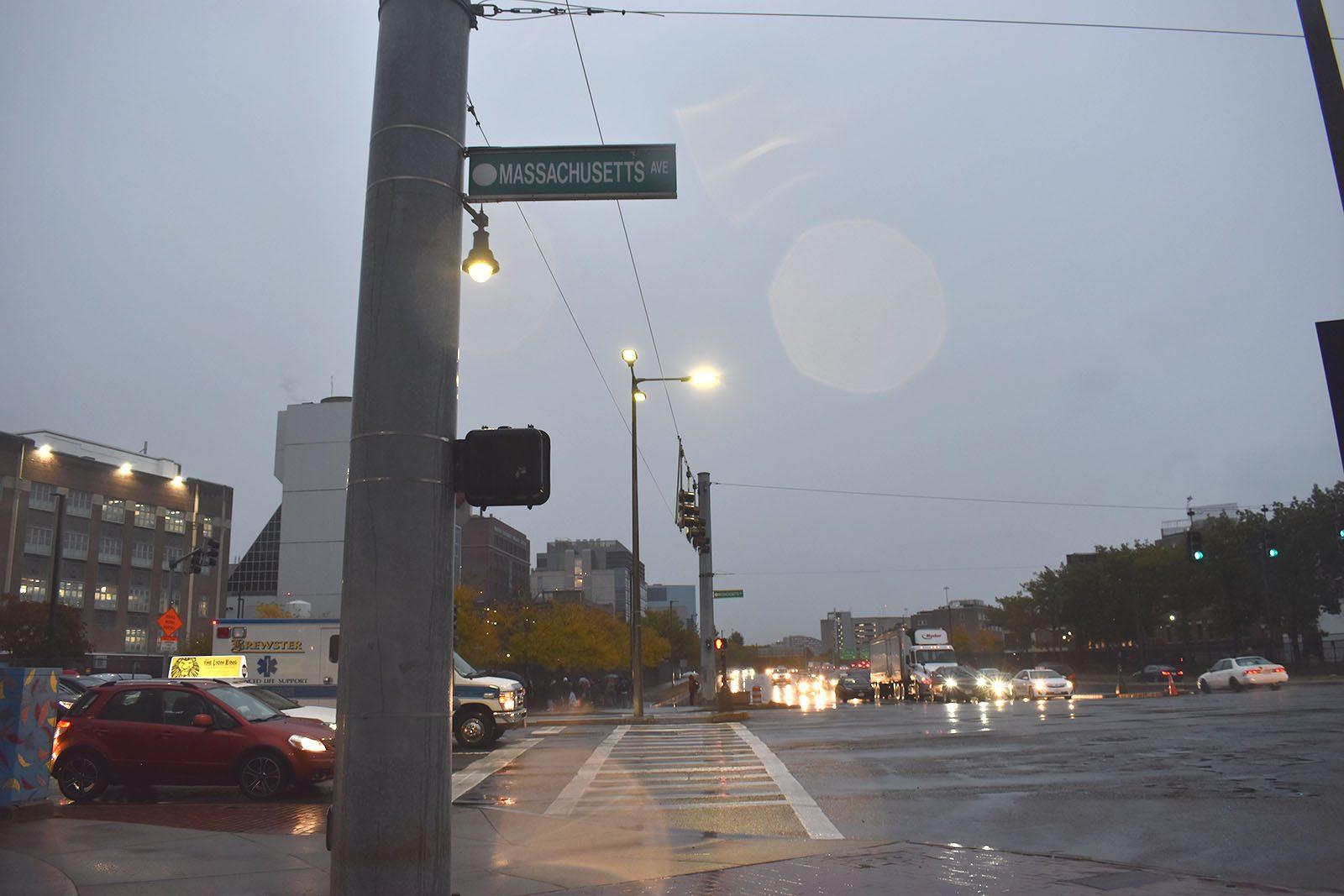 Massachusetts Avenue in South Boston, which intersects with Melnea Cass Boulevard at the center of “Methadone Mile.” LAURYN ALLEN/ DAILY FREE PRESS STAFF