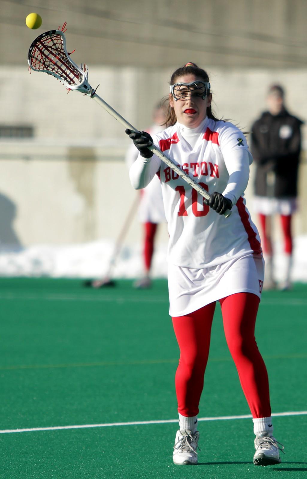 Women's lacrosse stumbles in second half, falls to Colgate
