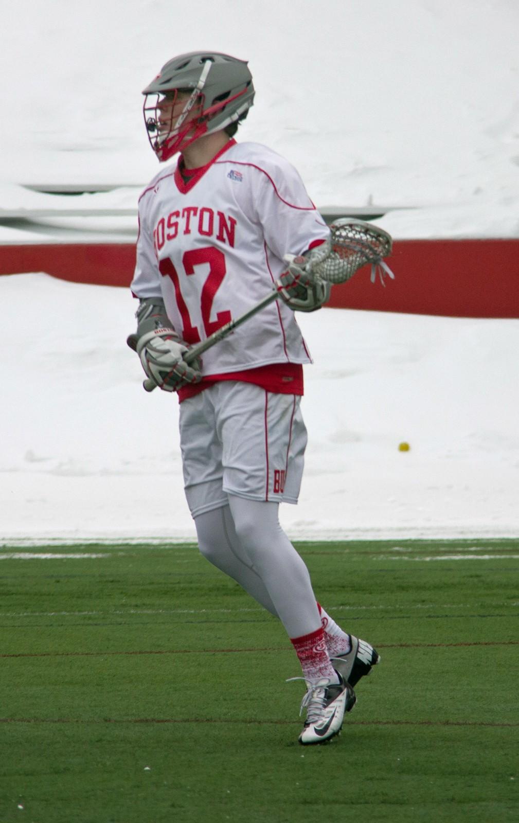 Adam Schaal led the way against the Greyhounds, but his showing was not enough to secure BU's first-ever playoff berth. PHOTO BY ALEXANDRA WIMLEY/DAILY FREE PRESS FILE PHOTO