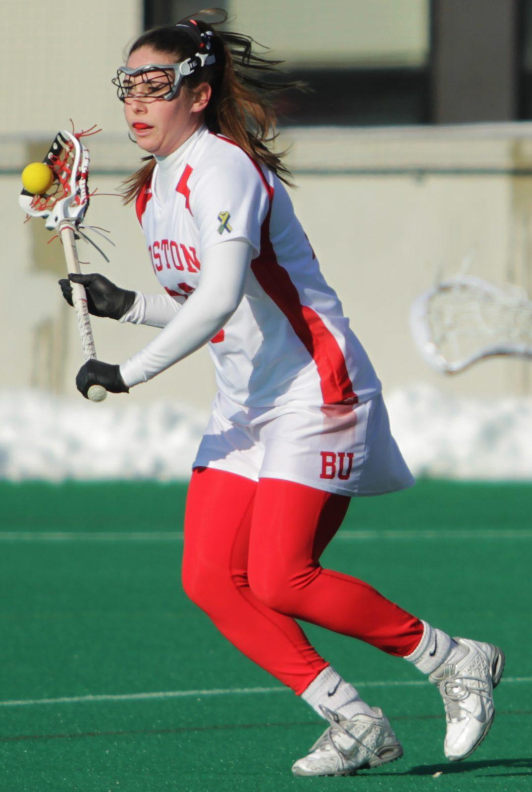 Mickenzie Larivee, the Terriers' second leading scorer last season, will be relied upon to provide offense for BU.  PHOTO BY ALEXANDRA WIMLEY/ DAILY FREE PRESS STAFF