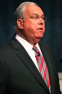 Boston Mayor Thomas Menino gave his annual State of City address Tuesday night. PHOTO BY AUDREY FAIN/DAILY FREE PRESS FILE