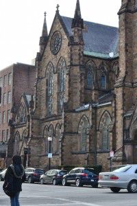 The Church of the Covenant at the corner of Newbury Street and Berkeley Street has been listed on the National Register of Historic Places. PHOTO BY HEATHER GOLDIN/DAILY FREE PRESS STAFF