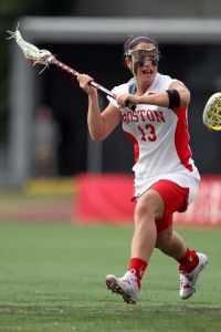 Terrier senior attack Danielle Etrasco will look to be the leader of BU’s offense once again after putting up 80 points last season. MICHELLE JAY/DAILY FREE PRESS STAFF