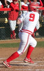 AUDREY FAIN/DAILY FREE PRESS STAFF Terrier Junior outfielder Jayme Mask leads BU with 14 stolen bases on 15 attempts, proving to be a valued assett to the team’s struggling offense this season.