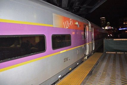 MBTA officials hopes to add WiFi through the system’s infrastructure while avoiding additions to the company’s debt. Some commuter rail lines currently have WiFi. PHOTO BY SARAH FISHER/DAILY FREE PRESS STAFF