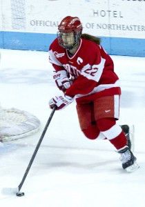 MICHELLE JAY/DAILY FREE PRESS STAFF Terrier senior co-captain Jill Cardella will receive the Hockey East Sportsmanship Award at the Hockey East Awards Banquet Friday.