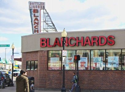 Blanchard's Liquors in Allston is still under investigation for connection to credit card fraud. PHOTO BY HILLARY LARSON/DAILY FREE PRESS STAFF