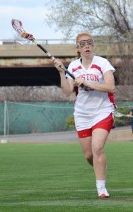 JACKIE ROBERTSON/DAILY FREE PRESS STAFF Sophomore attack Mallory Collins will miss the entire 2013 campaign with a torn ACL, leaving the Terriers searching for other players to step up. 