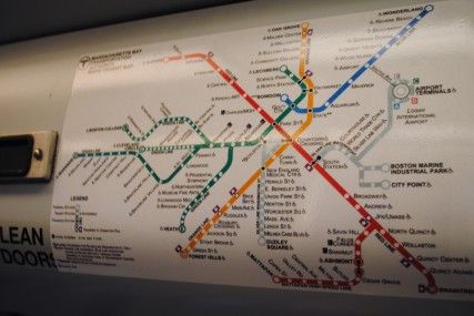 The Massachusetts Bay Transportation Authority is holding a contest to redesign the system maps, despite no plans to change any of them. PHOTO BY GRACE WILSON/DAILY FREE PRESS STAFF