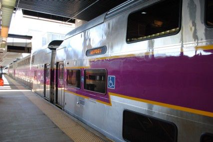 The Commuter Rail line to Haverhill out of North Station received three new trains from South Korea Wednesday. PHOTO BY GRACE WILSON/DAILY FREE PRESS STAF