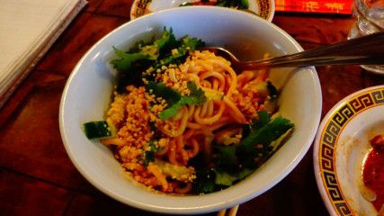 NOEMIE CARRANT/DAILY FREE PRESS STAFF Always-fresh Dan Dan noodles served with love at Myers + Chang.
