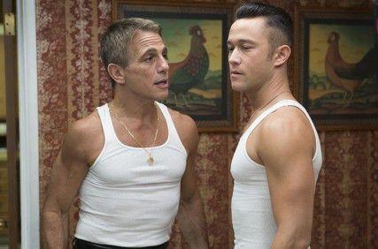 Jon Martello (Joseph Gordon-Levitt) shares a moment with his father, Jon Sr. (Tony Danza) during a scene in Don Jon. PHOTO COURTESY OF RELATIVITY MEDIA.