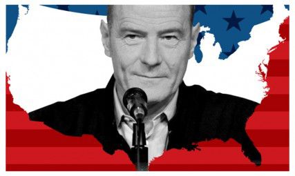 All the Way, featuring actors Bryan Cranston, Brandon Dirden and Michael McKean, will premiere Sept. 13 at the Loeb Drama Center in Cambridge. PHOTO COURTESY OF AMERICAN REPERTORY THEATRE.