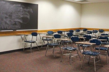 Today, education means more than simply sitting in a classroom while teachers scribble on chalkboards. Modern education is moving away from traditional methods and incorporating the advancements of a digital age. PHOTO BY SARAH SIEGEL/DAILY FREE PRESS STAFF.