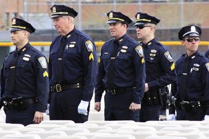 The Boston Police Patrolmen’s Association submitted a request to raise several officers’ salaries by 25.4 percent Friday. PHOTO BY SARAH FISHER/DAILY FREE PRESS STAFF