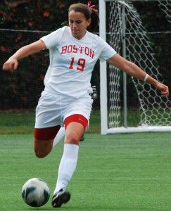 FALON MORAN/DAILY FREE PRESS STAFF Junior Kai Miller led a BU defense that allowed just one goal to Harvard in a 1-1 tie Tuesday night.