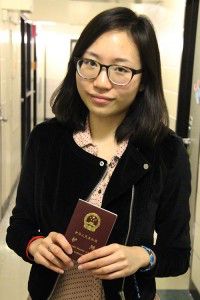 College of Communication freshman and Beijing resident Jiaying Li says cost will determine if she flies directly to China in the future. PHOTO BY ALEXANDRA WIMLEY/DAILY FREE PRESS STAFF 