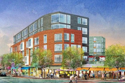 The BRA held a meeting Tuesday night to discuss concerns about the approved Barry’s Corner construction plan. Construction is set to begin this month. PHOTO COURTESY OF THE BOSTON REDEVELOPMENT AUTHORITY