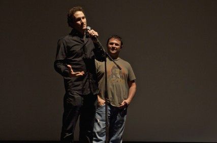 Aronofsky speaking in 2008. PHOTO VIA FLICKR USER  JEFFKARPALA