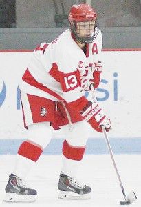 SARAH FISHER/DAILY FREE PRESS STAFF Senior defenseman Kaleigh Fratkin tallied two goals in a weekend series.