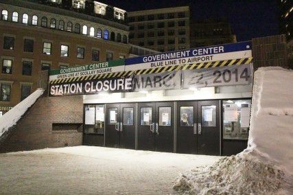 Beginning March 22, Government Center Station will close for two years so crews can begin to reconstruct a safer, more accessible facility. PHOTO BY ASHLYN EDWARDS/DAILY FREE PRESS STAFF