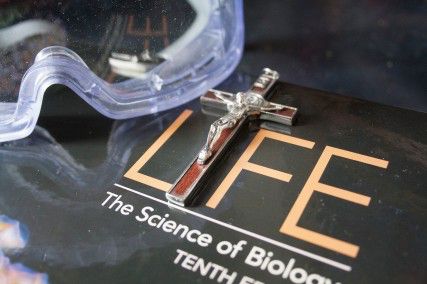 A study conducted by a researcher at Rice University suggests the divide between science and religion is less absolute than many imagine it to be. PHOTO BY JUSTIN HAWK/DAILY FREE PRESS STAFF