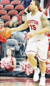 MICHELLE JAY/DAILY FREE PRESS STAFF Senior forward Dom Morris led the way for BU in its win over Colgate.   