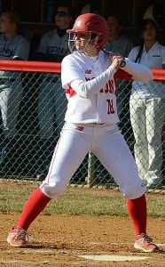 FALON MORAN/DAILY FREE PRESS STAFF Senior shortstop Brittany Clendenny had a hit and two RBI versus Dartmouth on Wednesday. 