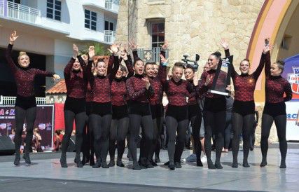 The Boston University Dance Team won the national title for Division 1 Hip Hop this weekend in Daytona Beach, Fla. at the National Cheer and Dance Alliance Collegiate National Championship. PHOTO COURTESY OF BOSTON UNIVERSITY DANCE TEAM