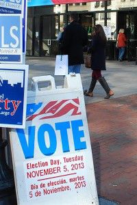 The National Commission on Voting Rights held a forum Monday at Suffolk University Law School to hear testimony on the challenges and successes New England voters have faced. PHOTO BY FALON MORAN/DAILY FREE PRESS