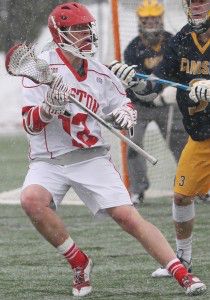 MICHELLE JAY/DAILY FREE PRESS STAFF Freshman Adam Schaal had two goals and one assist during BU’s 8-7 loss to Lehigh. 