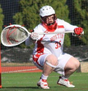 MICHELLE JAY/DAILY FREE PRESS FILE PHOTO Senior goalkeeper Christina Sheridan made six saves during BU’s loss this past Saturday. 