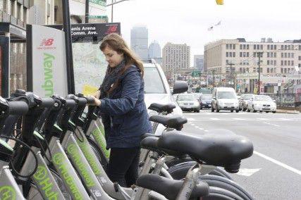 After being closed for the winter, Boston-based bike sharing system Hubway opened for its fourth season Wednesday and is expected to reel in a steady profit this season. PHOTO BY KYRA LOUIE/DAILY FREE PRESS STAFF