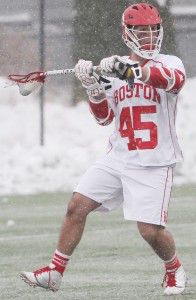 MICHELLE JAY/DAILY FREE PRESS STAFF Sophomore attack Ryan Johnston paced the Terriers with 17 goals in 2014. 