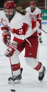 MICHELLE JAY/DAILY FREE PRESS STAFF Junior forward Sarah Lefort led the NCAA with 32 goals last season. 