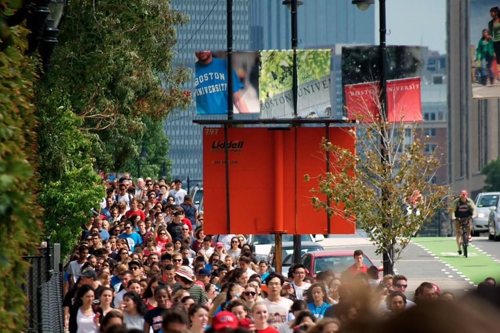 BU's Class of 2018 starts their college careers at Matriculation