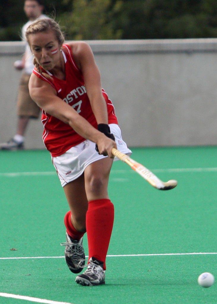The return of junior fullback Katie Bernatchez should provide a big boost for the Terriers defense. PHOTO BY MAYA DEVERAUX/DAILY FREE PRESS STAFF