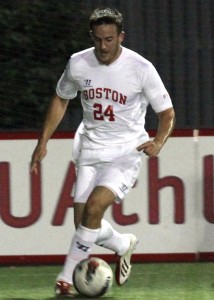 MICHELLE JAY/FILE PHOTO Junior forward Mac McGuire was one of four Terriers to record a shot on goal Wednesday. 