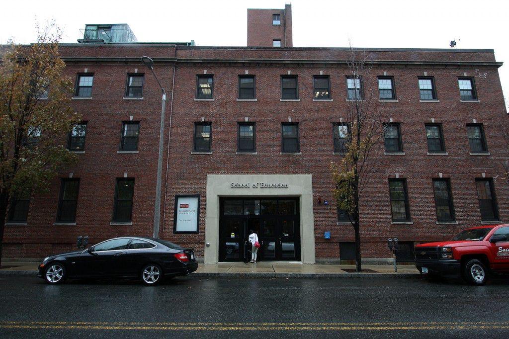 The Boston University School of Education received a grant for $1 million over three years for the intention of working with Massachusetts policymakers to study how young people can be better prepared for college and a career. PHOTO BY EMILY ZABOSKI/DAILY FREE PRESS STAFF