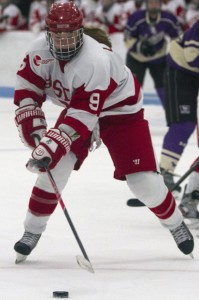MICHELLE JAY/FILE PHOTO Junior forward Sarah Lefort and the Terriers will face multiple tests in 2014-15.