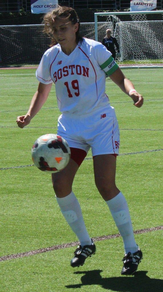 Senior defender Kai Miller PHOTO BY ANN SINGER/DAILY FREE PRESS STAFF