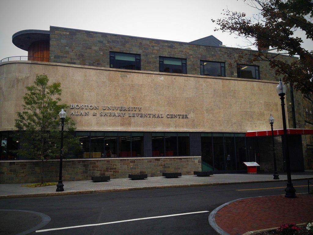 The Boston University Alan & Sherry Leventhal Center houses the University's admissions reception center. PHOTO BY EMILY ZABOSKI/DAILY FREE PRESS STAFF