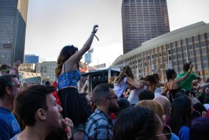 Boston Calling Music Festival has been guaranteed to continue at City Hall Plaza through 2017. PHOTO BY ALEXANDRA WIMLEY/DAILY FREE PRESS STAFF