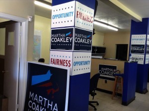 Throughout her campaign for Massachusetts governor, Democratic candidate Martha Coakley agreed to limit campaign spending in exchange for public funding. PHOTO BY OLIVIA DENG/DAILY FREE PRESS STAFF