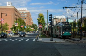 The Massachusetts Bay Transportation Authority Green Line will be expanded by 4.5 miles from Cambridge to Medford and will cost nearly $2 billion. PHOTO BY MIKE DESOCIO/DAILY FREE PRESS STAFF