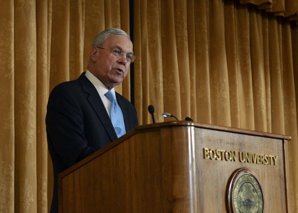 Former Boston Mayor Thomas Menino has served as co-director at the Initiative on Cities at Boston University for the last eight months. PHOTO BY MIKE DESOCIO/DAILY FREE PRESS STAFF