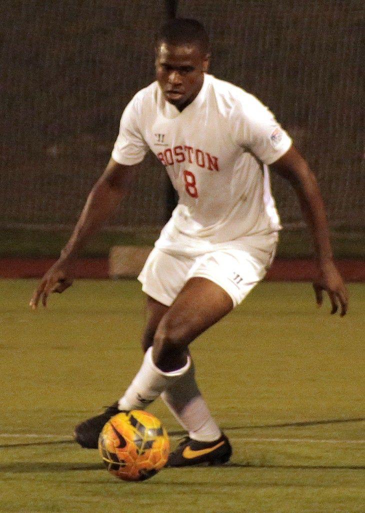 Junior midfielder Richie Robinson assisted on senior forward Dominique Badji's first-half goal. PHOTO BY JUSTIN HAWK/DAILY FREE PRESS STAFF
