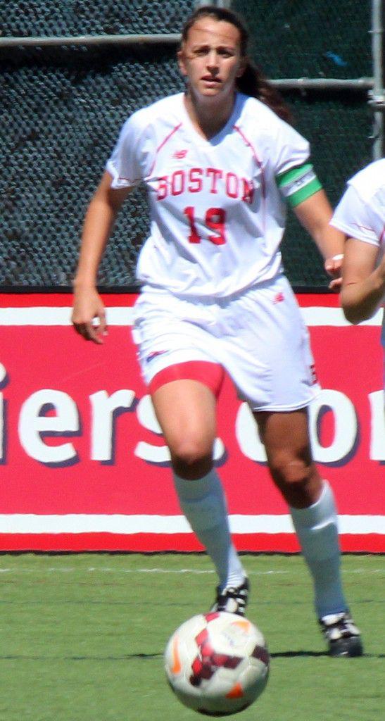 Senior defender Kai Miller and the BU backfield has only allowed five shots on goal over the last 270 minutes of play. PHOTO BY ANN SINGER/DAILY FREE PRESS STAFF